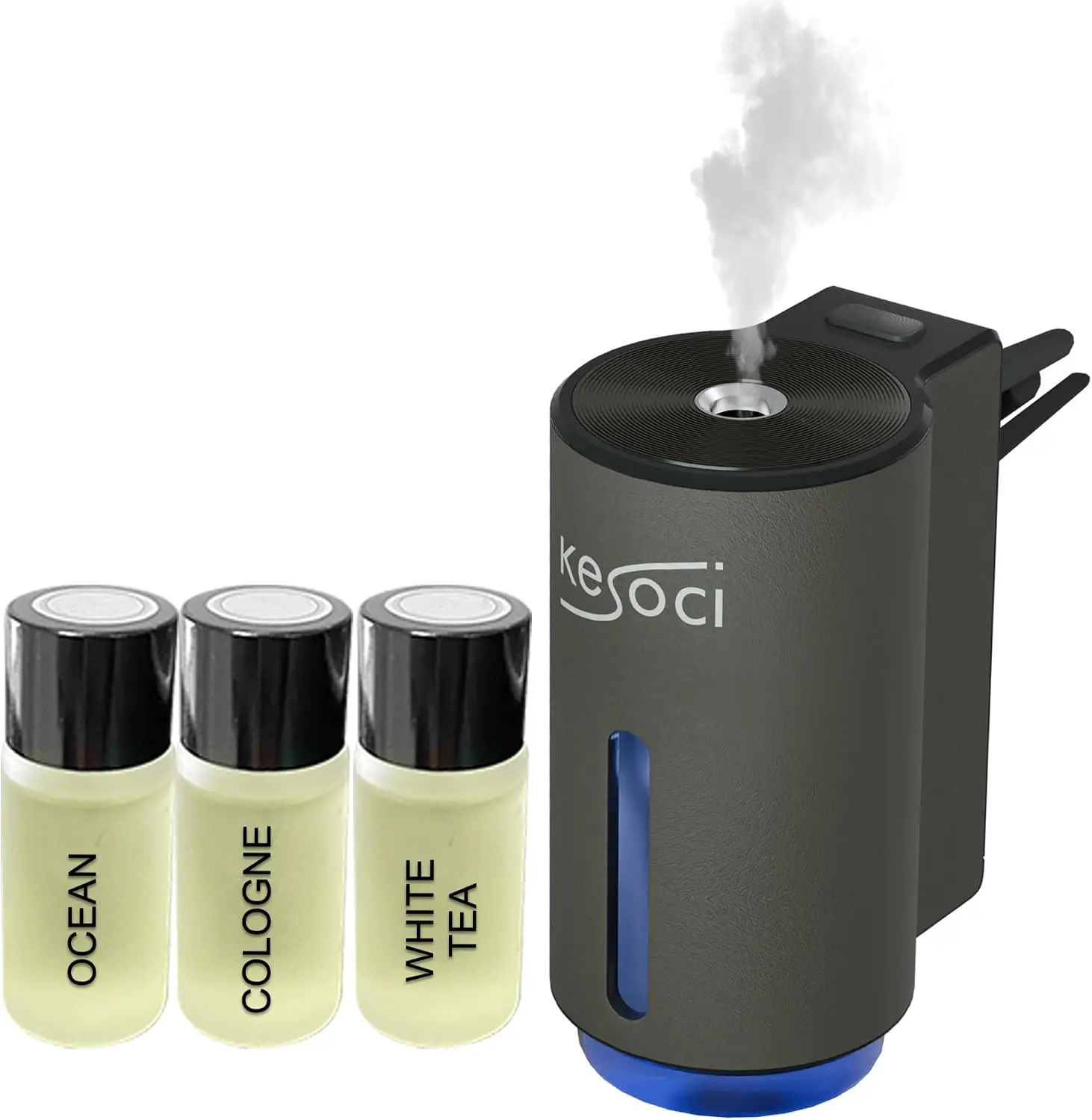 Smart Car Air Freshener: Revolutionary Smart Car Diffuser Vent Clip with 3 Exclusive 10 ml Fragrances (Fresh Essence Collection)