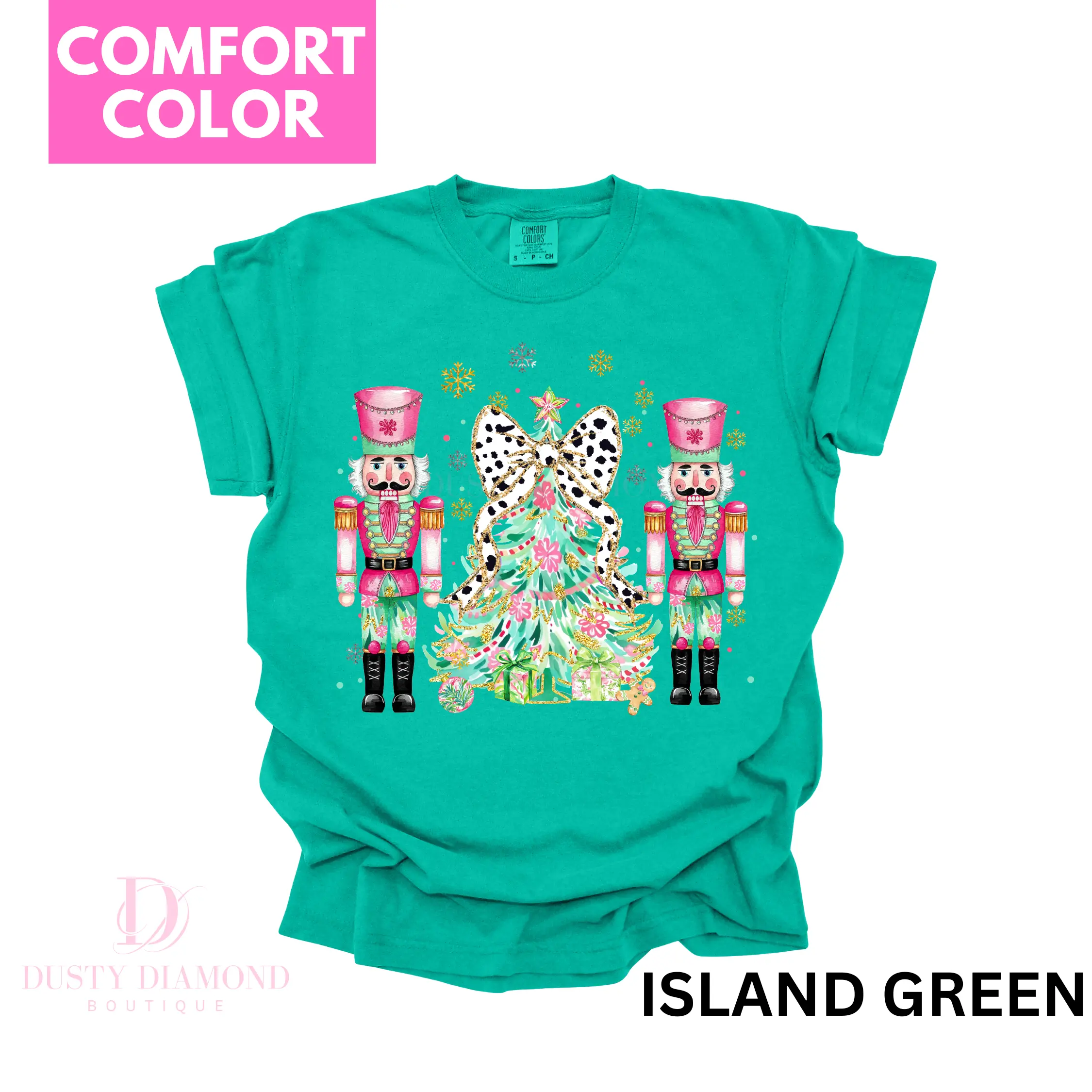 Nutcracker Pink & Posh Comfort Color T-shirt Nutcracker Pink & Posh Comfort Color T-shirt