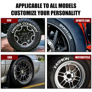 Tire Paint Pen Car Tire Letter Pen Decoration Modification Graffiti Tire Marking Pen