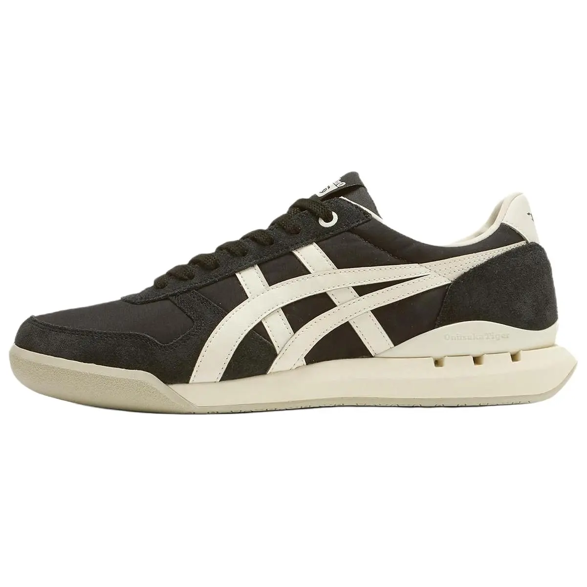 Onitsuka Tiger Ultimate 81 EX Fabric Low-Top Casual Trainers - Unisex Walking Shoes with Slip-Resistant Rubber Sole, House White Official Maison Mihara Verifiable Global Authentication Footwear
