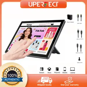 UPERFECT 10‘’  15.6‘’ and 22‘’ Touchscreen Portable Monitors 1080P 2K Secondary Computer Screen Full HD Plug and Play IPS Panel With Speakers Laptop Extender with Mini HDMI Port  [Local Shipping]