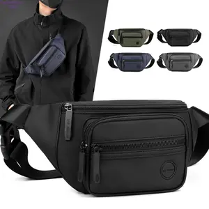 2026 New Men's Waist Pack & Chest Bag, Casual Sports Outdoor Sling Crossbody Bag, Large Capacity Lightweight Shoulder Bag, Versatile Stylish Design Perfect for Travel, Hiking, Running, Daily Commute and Outdoor Activities