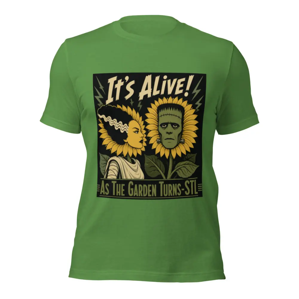 Unisex t-shirt IT'S ALIVE HALLOWEEN TEE/GREEN