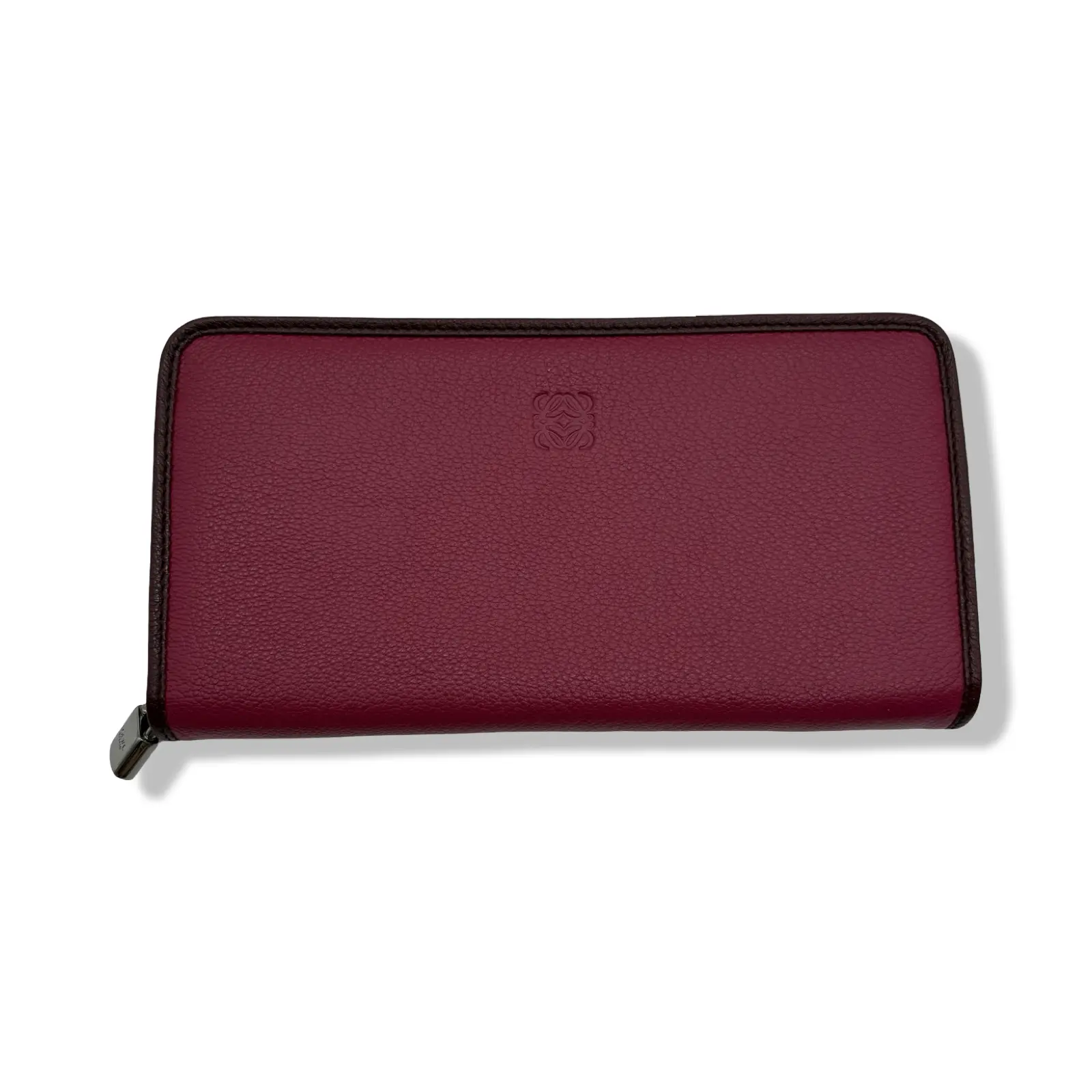 Pre-owned Loewe Leather Small leather goods Amazona Zip Around Wallet LOE1010