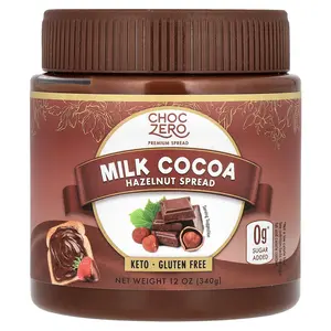 ChocZero Milk Cocoa Hazelnut Spread, 12 oz (340 g) ChocZero Milk Cocoa Hazelnut Spread, 12 oz (340 g)