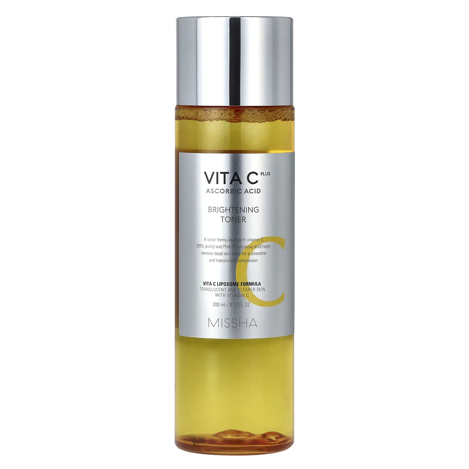 Missha Vita C Plus Ascorbic Acid, Brightening Toner, 6.76 fl oz (200 ml)