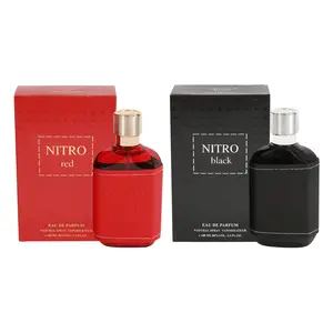 Bundle of Nitro Black and Nitro Red Spray Perfume Eau de Parfum 100ml Fragrance for Men