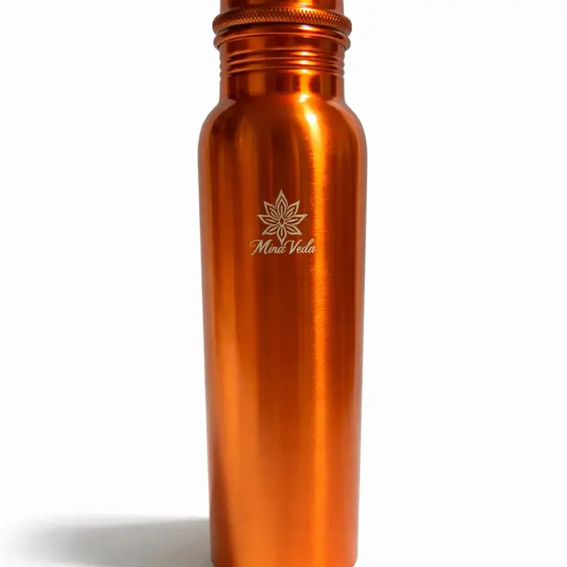 MiraVeda Plain Copper Bottle
