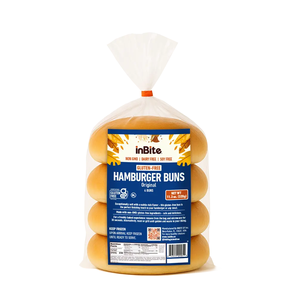 Hamburger Bun: Gluten-Free Hamburger Buns | Soft, Well-Structured & Flavorful – Inbite