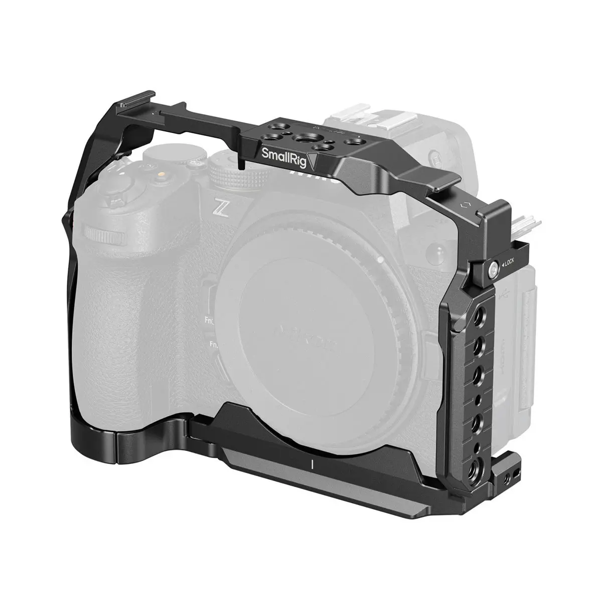 SmallRig Full Camera Cage for Nikon Z5, Z5II, Z6, Z6II, Z7, Z7II Cameras, Black
