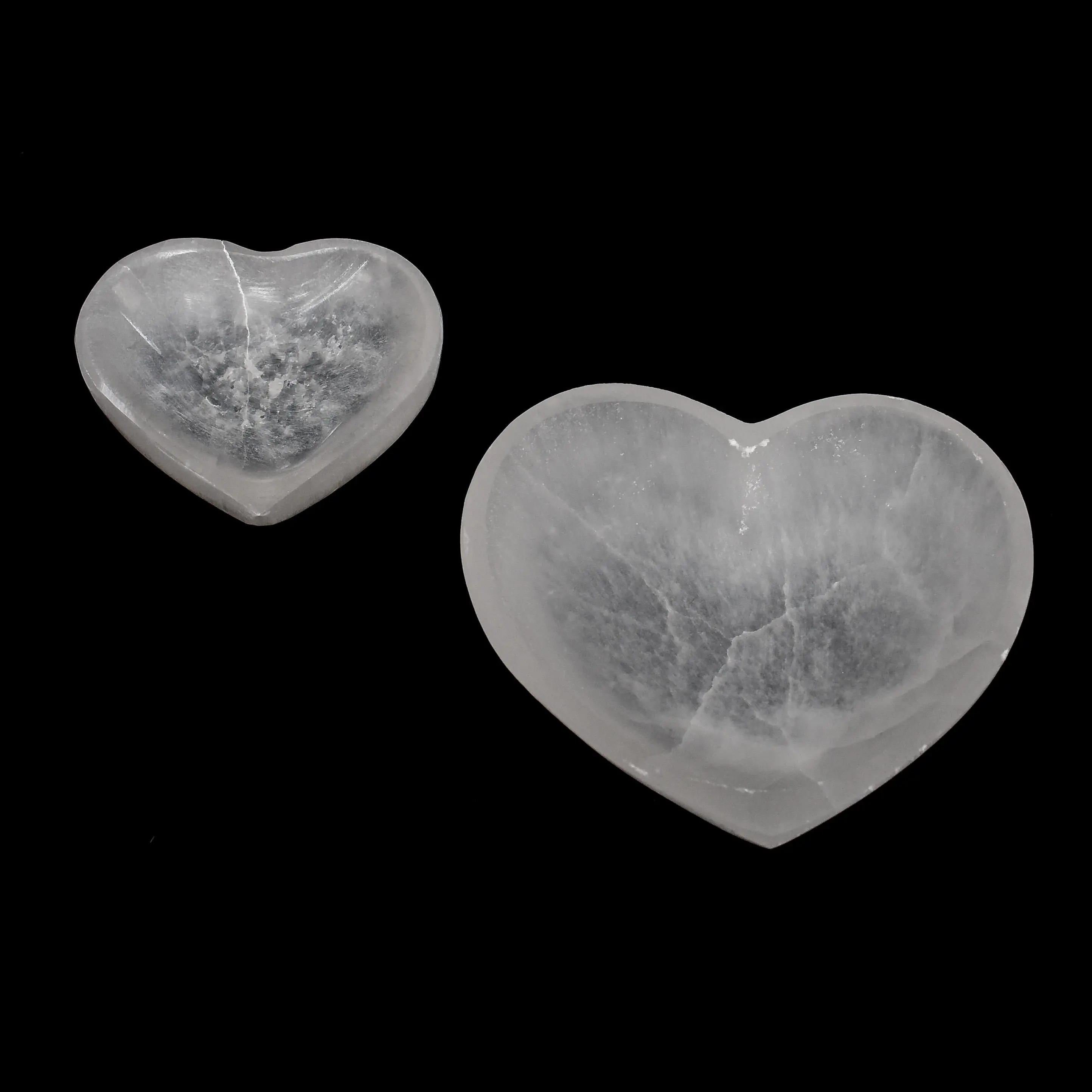 Selenite Heart Small