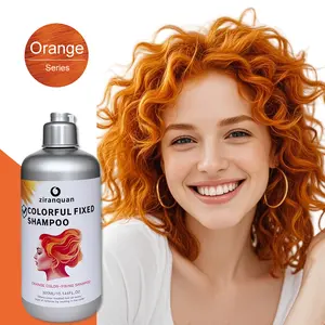 2025 Newly Upgraded Orange Hair Color Fixing Shampoo (Unisex) - Semi-Permanent Instant Color - Herbal Natural Hair Dye, Orange Color Fixer|Hair Dye Shampoo|Long-Lasting Color Formula 10.144 fl oz