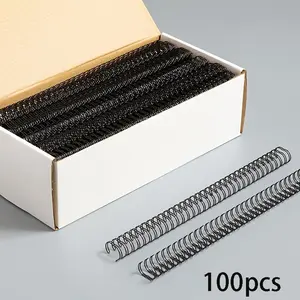 100 A4/a5 Metal Binder Rings, Durable Iron Rings for DIY Journals, Notebooks, Albums, Paper Clips, Ideal for School Office Use