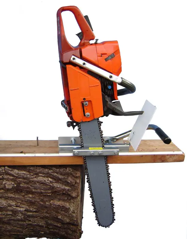 360 Stand Timber Tuff TMS-01MMRK Mini-Mill with Rail Kit, Chainsaw Mill, Wood Chainsaw Power Tool for Woodworking