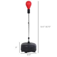 Red, 1 Speed Bag+Gloves