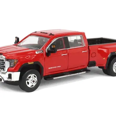 Greenlight 1/64 1989 Dodge Ram D-350 Dually Diecast - Colorado Red Collectible