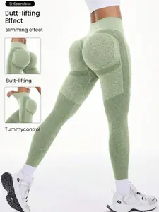 Easithlete High Waisted Seamless Leggingsfor Women - Tummy Control Soft Butt Lifting Yoga Pants For Workout Athletic Running Cycling Yoga Pickleball Exercise Casual