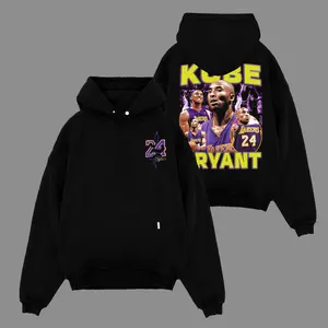 Black Mamba Kobe Inspired Vintage Basketball Hoodie, Retro Hoops Legend Pullover, Oversized Streetwear Sweatshirt, Y2K Basketball Graphic Hoodie, Heavy Blend Sports Fan Hoodie Gift for Men Women