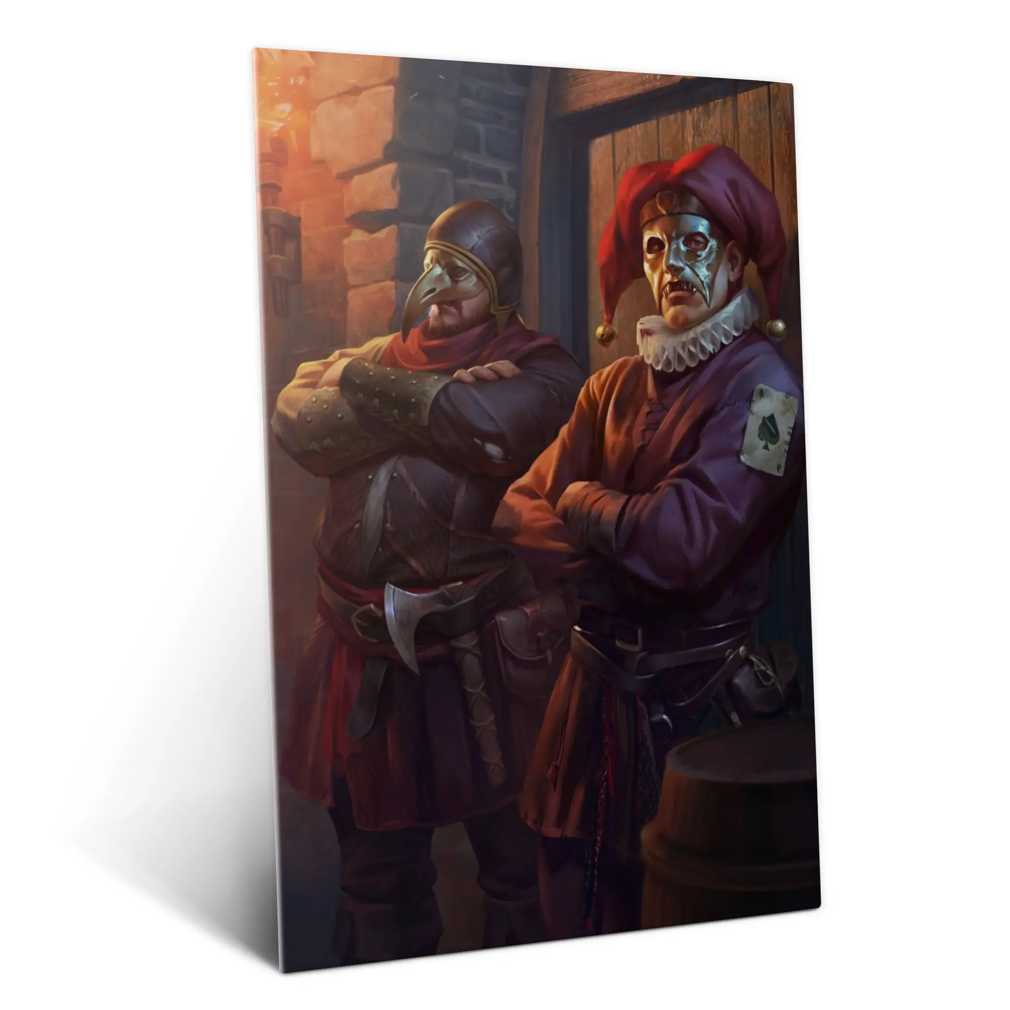 Displate Metal Poster Gwent Casino Bouncers Magnetic Mount