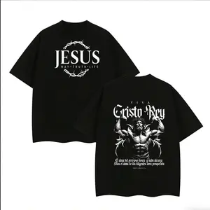 Men's T-Shirt Easter World Cup Jesus Way Truth Life Long Live Christ the King Comfortable And Versatile  shirt Outdoor Casual Short Sleeve High-Quality Print