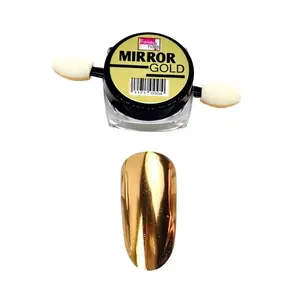 Fantasy Nails Mirror Gold Nail Powder Effect for Nail Art
