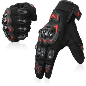 Velvetods Basics Motorcycle Gloves,Men Women Full Finger Touchscreen Motorbike Gloves Outdoor Work Sports Motorcycle Cycling Tactical Training Airsoft Paintball Shooting Hunting Hiking Camping Climbing Satin-Lined Waterproof Swim Cap