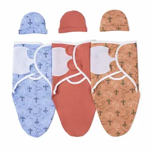 3 Pack Newborn Swaddle Blanket Set with Bib – Soft Breathable Anti-Startle Wraps, Absorbent Infant  for Preemie & Newborn Boys and Girls multipurpose comfy gift