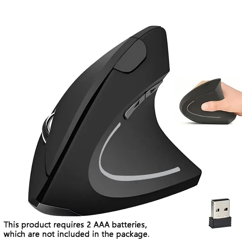 Vertical Wireless USB Mouse Ergonomics Lightweight Ergonomic Rechargeable Portable Precision Wheel PC Gamer For Computer Laptop Notebook Mause Gaming Accessories Mous