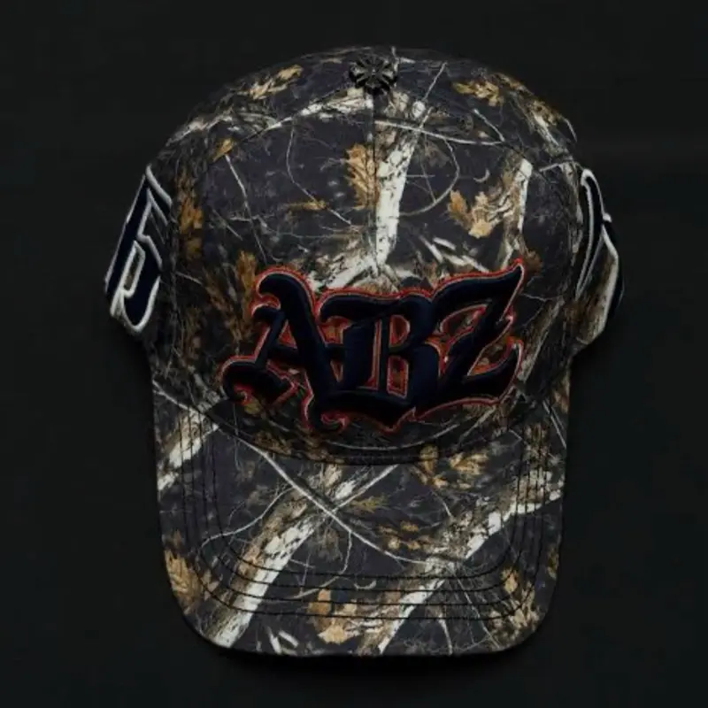 BÁEZ X SHIFU CAMO Solo Gorra - Camo Pattern Baseball Cap with ABZ Logo - Adjustable Fit for Men and Women
