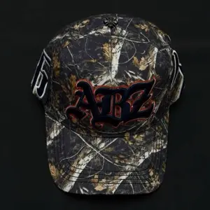 BÁEZ X SHIFU CAMO Solo Gorra - Camo Pattern Baseball Cap with ABZ Logo - Adjustable Fit for Men and Women