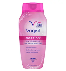 Vagisil Feminine Wash for Intimate Area Hygiene, Odor Block, Gynecologist Tested, Hypoallergenic, 12 oz, (Pack of 1)