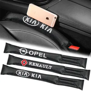 2PCS Travel Car Seat Gap Filler Soft Car Styling Padding Leather Leak Pad Plug Spacer Car Accessories Interior Car For Cadillac Volvo Honda Peugeot Volkswagen Toyota Ford Nissan Mitsubishi Skoda Subaru Hyundai Chevrolet Citroen Suzuki Mazda MINI Fiat ect