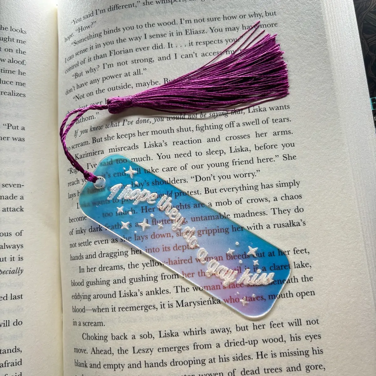 I hope they do a kiss iridescent bookmark I hope they do a kiss iridescent bookmark