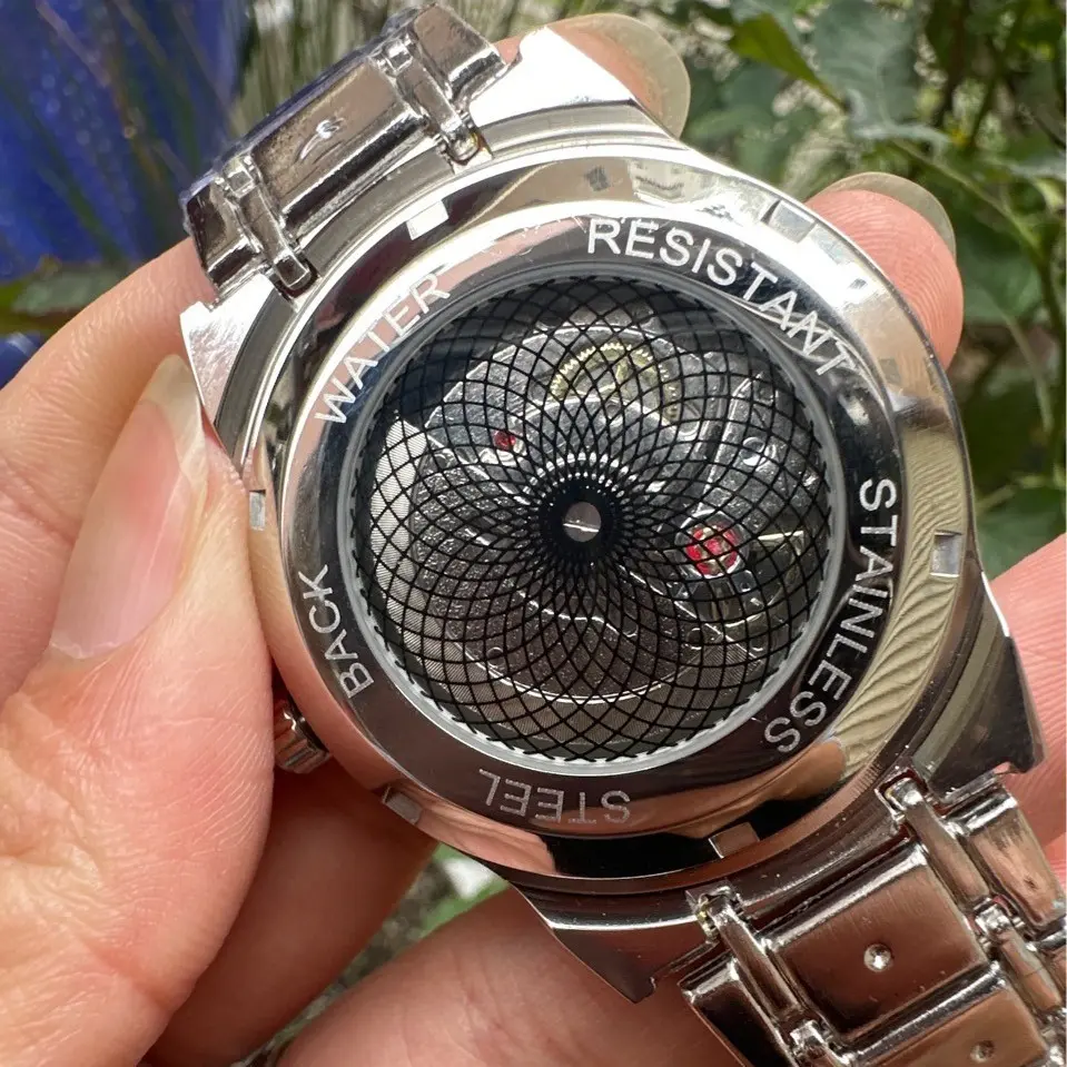 Mechanical-Style Quartz Watch | Skeleton Dial with Dual Calendar & Tourbillon Design | Luminous Hands for Business Events & Night Out | Premium Gift for Watch Enthusiasts