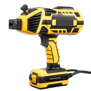 Portable Handheld Welding Machine, 20-120A Portable ARC Welder with 5-Level Current Adjustment & IGBT Inverter, 110V Handheld Stick Welder with Start Function Fit for 1/16"-1/8" Welding Rods
