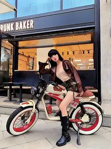 2024 Brand New Vtuvia Tiger 750 15ah Battery 28-35mph 50mile range Beautiful Scrambler E-bike