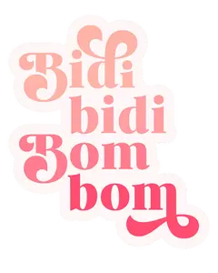 Bidi Bidi Bom Bom Sticker | Selena Inspired Retro Pink Vinyl Decal