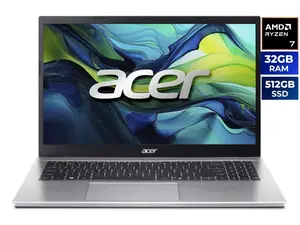 Acer Aspire Go 15 15.6" AMD Ryzen 7 5825U 32GB DDR4 Memory DDR4 3200 512GB PCIe Gen4 SSD Windows 11 Home AG15-42P-R6GZ
