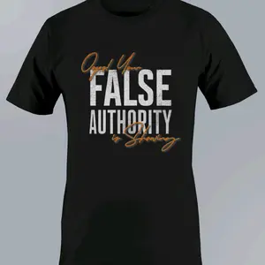Embrace Liberty with Our ‘Oops! Your False Authority is Showing’ Tee!    #WeThePeople #Freedom #TheConstitution #FirstAmendment #Auditors #United #We #Stand #Divided #We #Fall - Menswear, Shirt, Cotton, T-shirt, Patriots, USA, Casual, Top