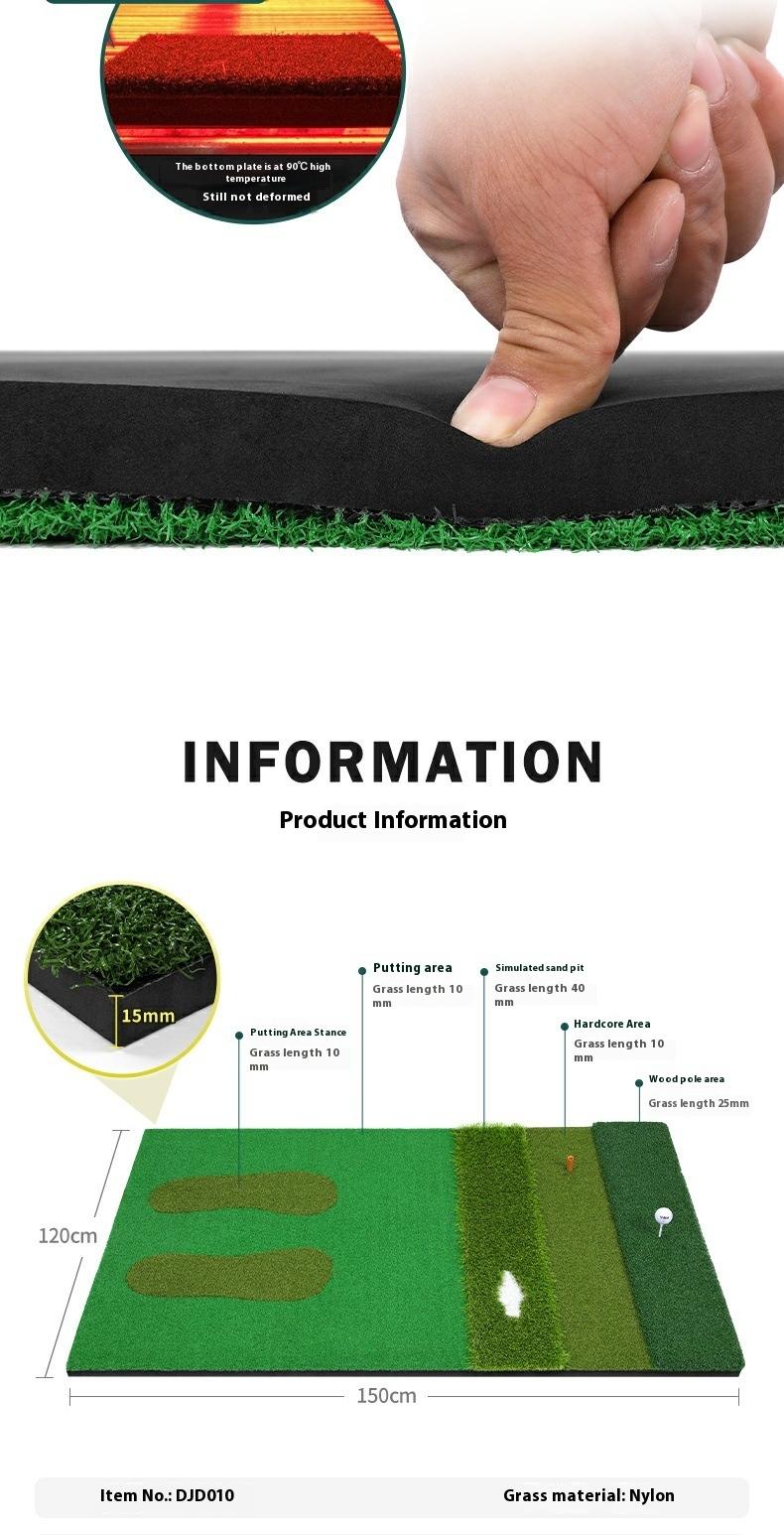 PGM Multifunctional Golf Pad Indoor Practice Ball Mat