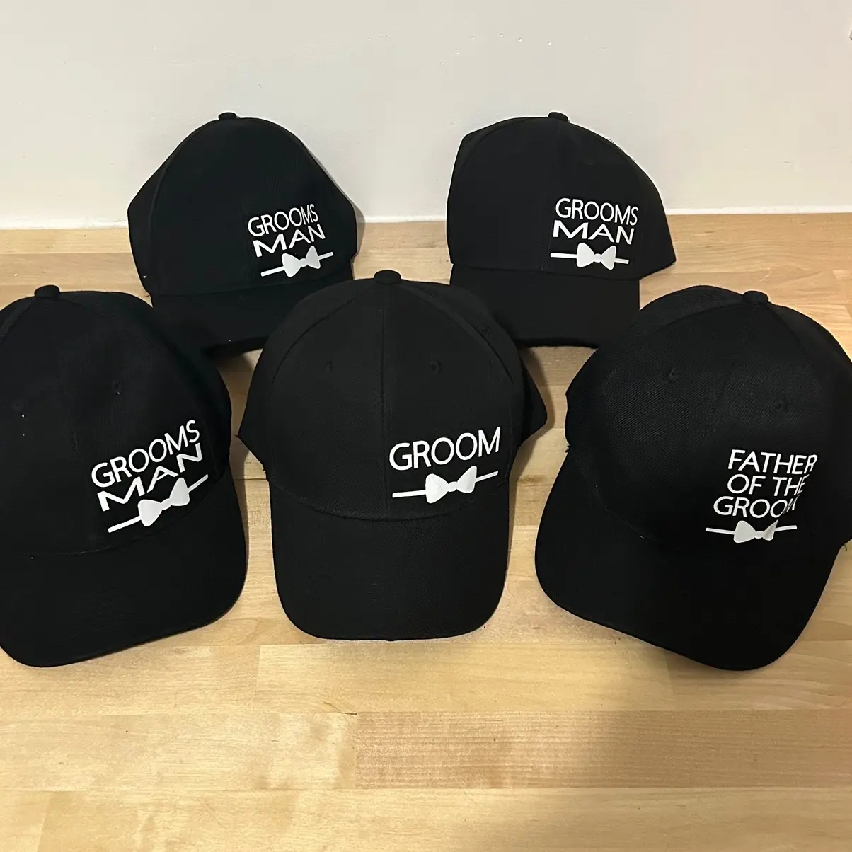 Custom bachelor/groomsman Baseball Cap