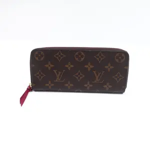 Pre-owned Louis Vuitton Coated Canvas Small Leather Goods Clemence Monogram Wallet T10411663