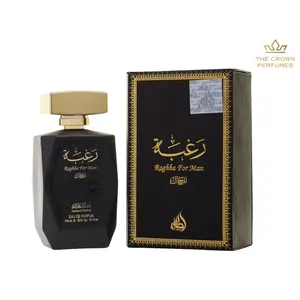 Lattafa Raghba Eau de Parfum for Men 3.4 oz (100ml) By Lattafa – Warm & Woody Long-Lasting Fragrance