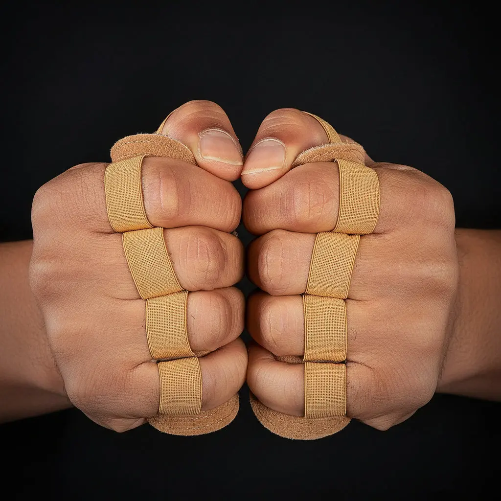 Breathable Leather-Palm Gym Gloves