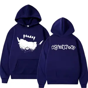 Ken Carson Pullover Hoodie Highlighting AGC Actual Hate Artwork