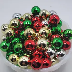 Metallic Christmas bead mix 15.5MM