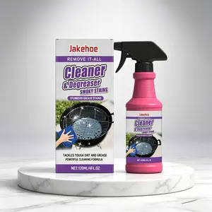 Jakehoe Grill Rack Cleaner, Biodegradable Spray, Removes Grease and Food Residue, Suitable for All Grill Models, Multi-Functional Liquid Detergent