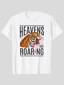 The Heavens are Roaring Shirt, Believer Shirt, Bible Verse Shirt, Faith Shirt, Bible Shirt, Christian Shirt, Church Tee, Graphics, Knit, Fitted