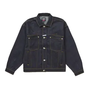 Supreme Marithé + François Girbaud X-Seam Denim Trucker Jacket Dark Indigo