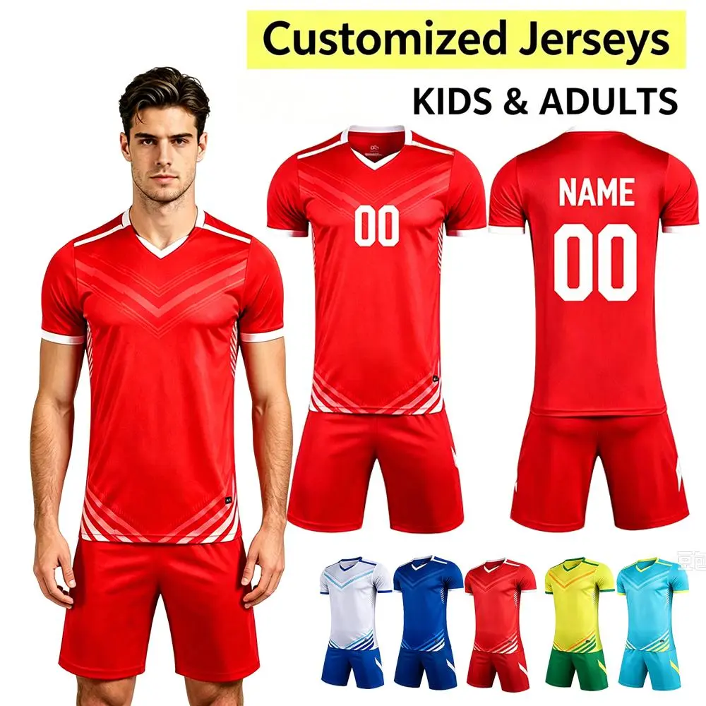 2026 Personalised Soccer Jersey Foothball Kits [Diy Name&Number] for Mens&Boys  Football Jersey Custom Soccer Jerseys Traning Shirts